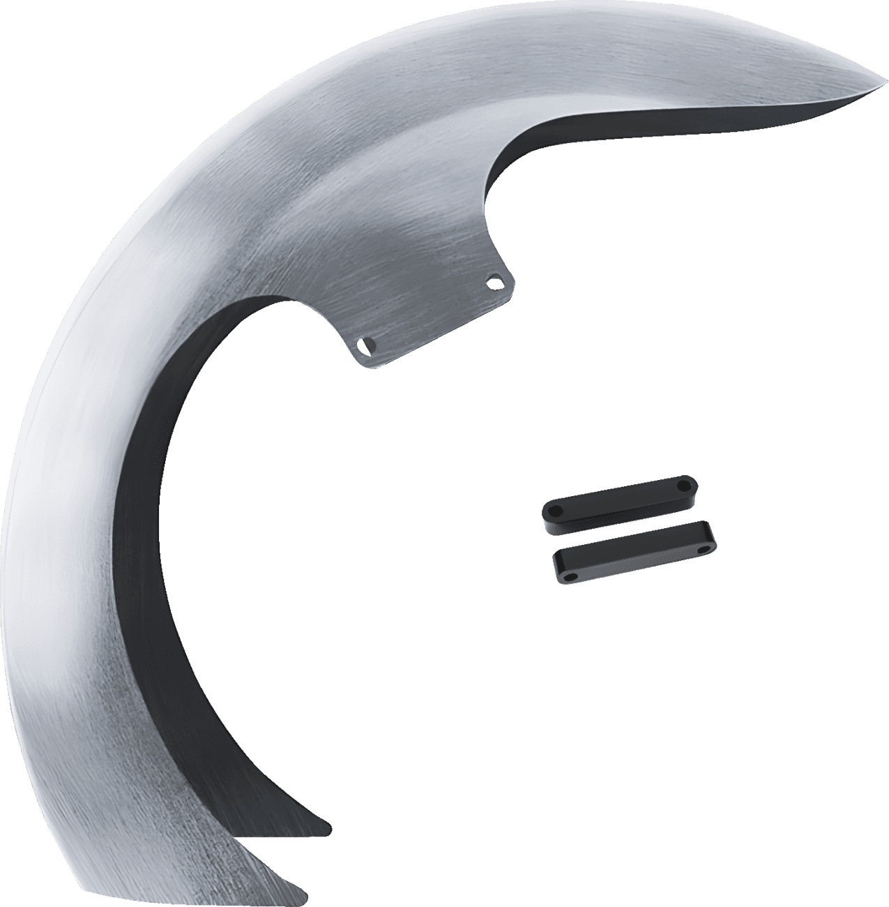 PAUL YAFFE BAGGER NATION 1401-1047 DEI Front Fender - 19" Wheel - With Black Adapters - HD Touring