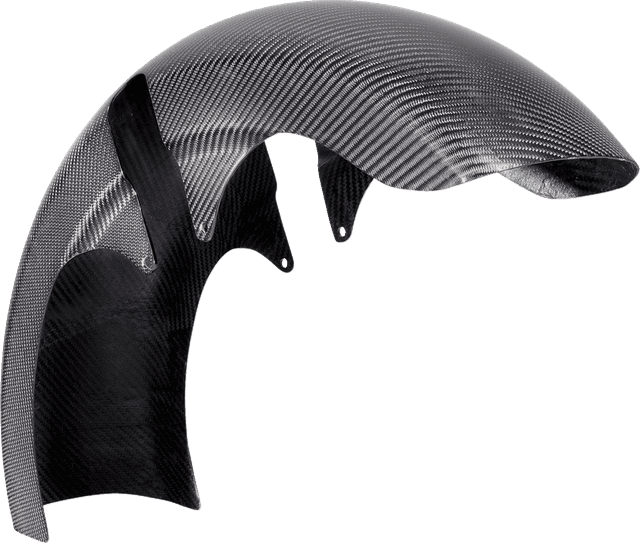 ARLEN NESS 1401-1055 21" Front Fender - Fat Wrapper - Carbon Fiber - HD Touring '15-'23 — image 1 of 2