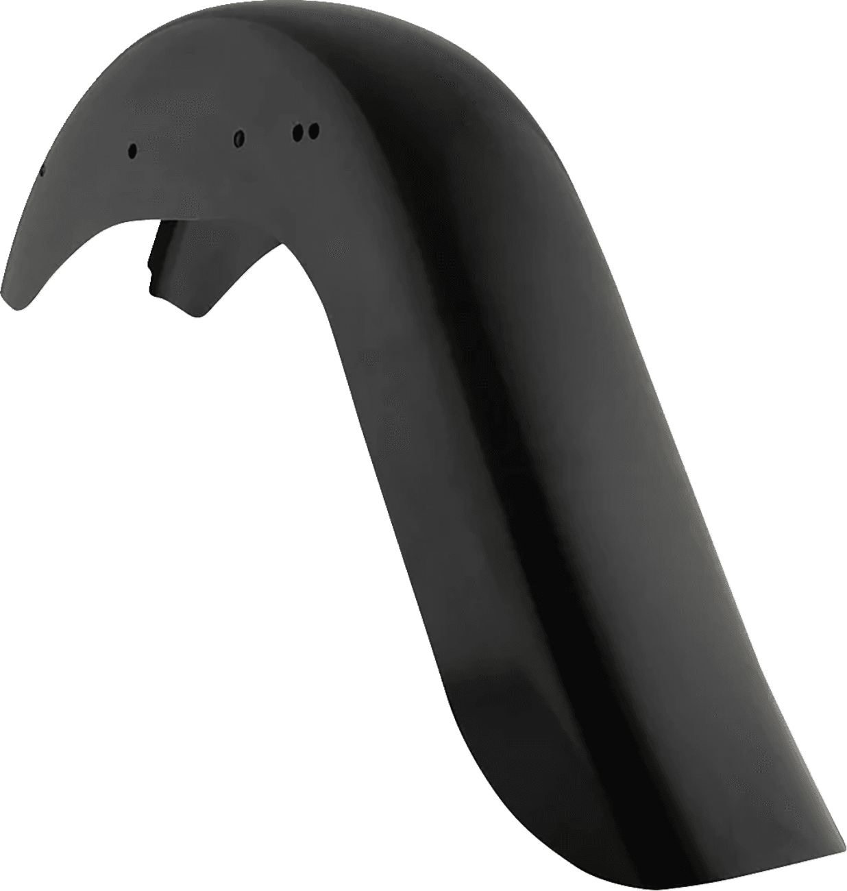 KLOCK WERKS 1401-1059 Benchmark Rear Fender - Vicla - Smooth - Black - HD Softail '00-'17