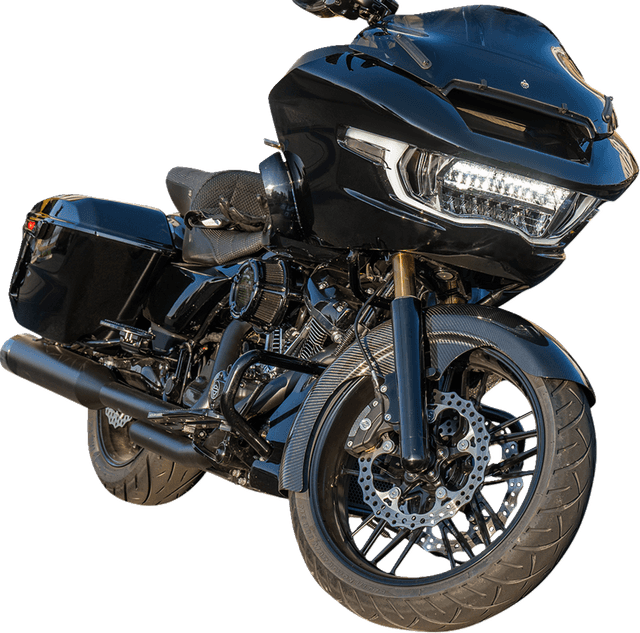 ARLEN NESS 1401-1068 21" Front Fender - Fat Wrapper - Carbon Fiber - HD Touring '24-'25 — image 4 of 6