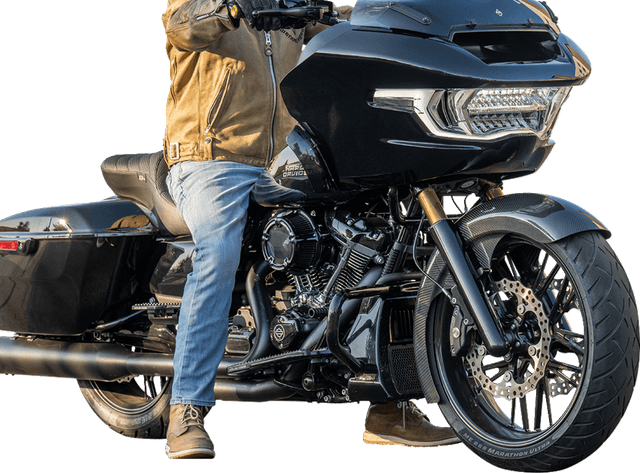 ARLEN NESS 1401-1068 21" Front Fender - Fat Wrapper - Carbon Fiber - HD Touring '24-'25 — image 6 of 6