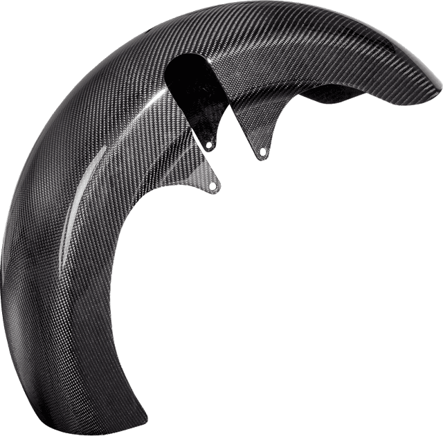 ARLEN NESS 1401-1068 21" Front Fender - Fat Wrapper - Carbon Fiber - HD Touring '24-'25 — image 1 of 6