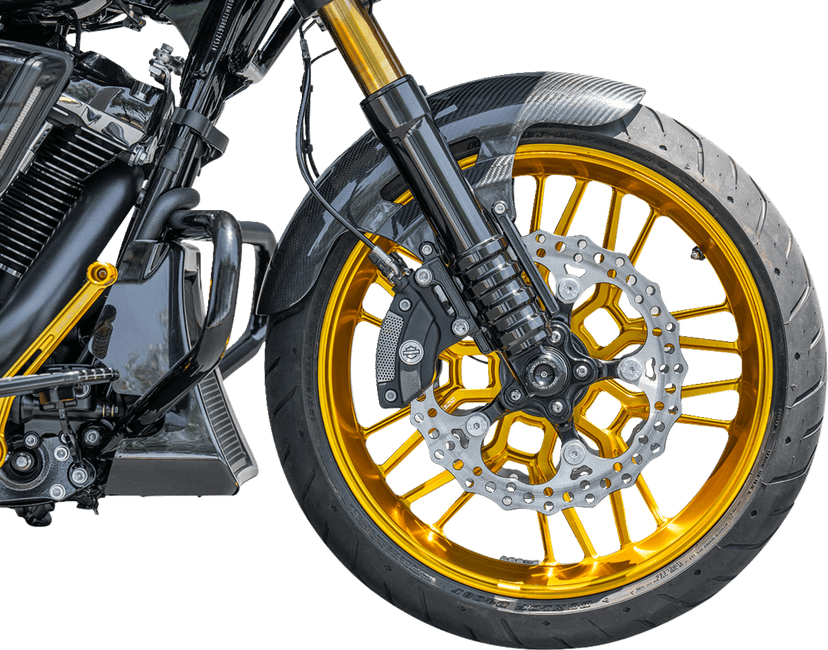 ARLEN NESS 1401-1069 Front Fender - Cafe - 19" - Carbon Fiber - FLT '24-'25 — image 5 of 6