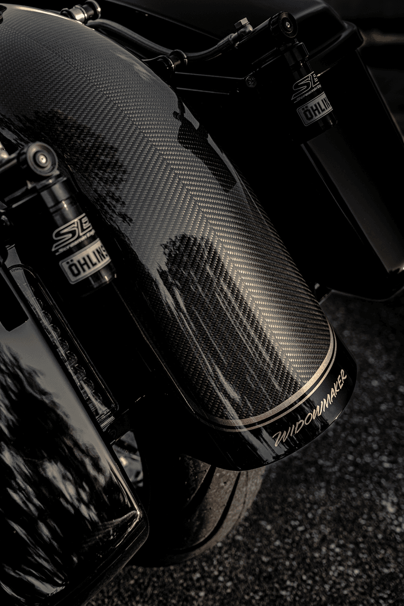 SLYFOX 1401-1077 Fender - Rear - Gloss Black — image 5 of 5