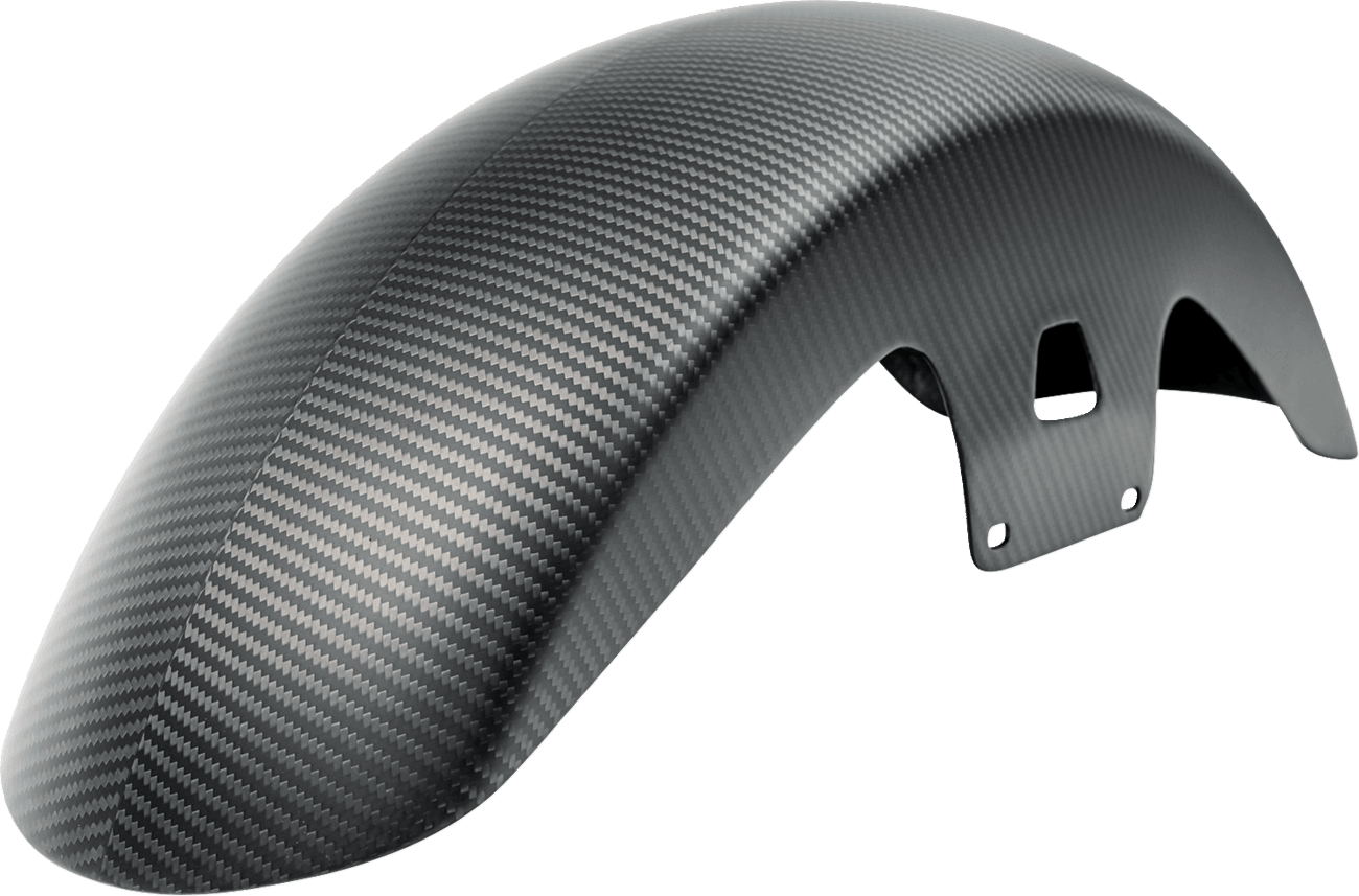 SLYFOX 1401-1080 Front Fender - Mid Length - Carbon Fiber/Matte