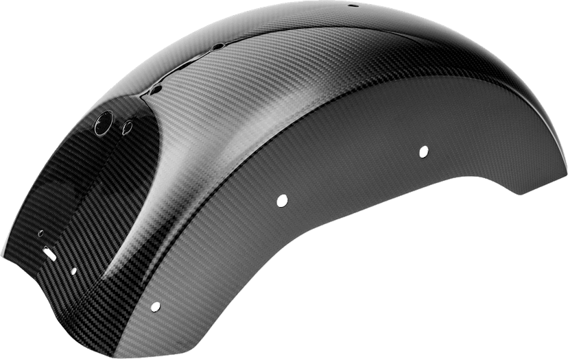 SLYFOX 1401-1083 Fender - Rear - Gloss Black — image 2 of 3