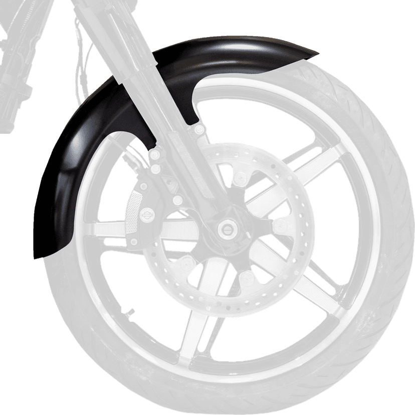 KLOCK WERKS 1401-1087 Henry Front Fender - Black - 21" Wheel - HD Touring — image 3 of 3
