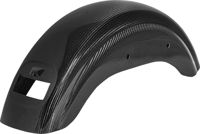 SADDLEMEN 1401-1102 Rear Fender - Carbon Fiber/Gloss - FXBB/FXST/FLSL — image 1 of 5