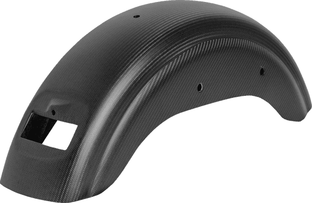 SADDLEMEN 1401-1103 Rear Fender - Carbon Fiber/Matte - FXBB/FXST/FLSL — image 1 of 5