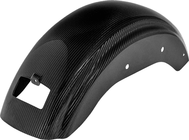 SADDLEMEN 1401-1104 Rear Fender - Carbon Fiber/Gloss - FXLR/S/ST — image 1 of 5