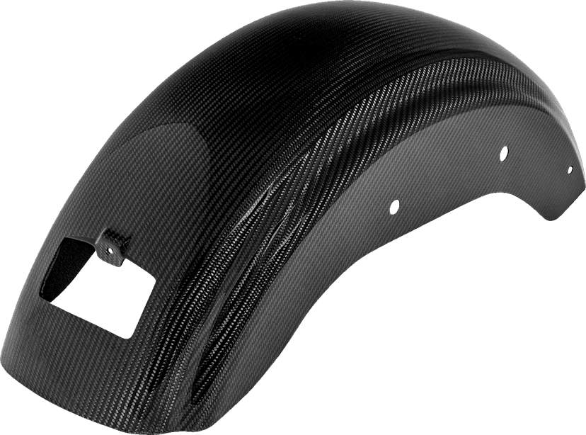 SADDLEMEN 1401-1104 Rear Fender - Carbon Fiber/Gloss - FXLR/S/ST — image 1 of 5