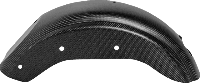 SADDLEMEN 1401-1105 Rear Fender - Carbon Fiber/Matte - FXLR/S/ST — image 3 of 5