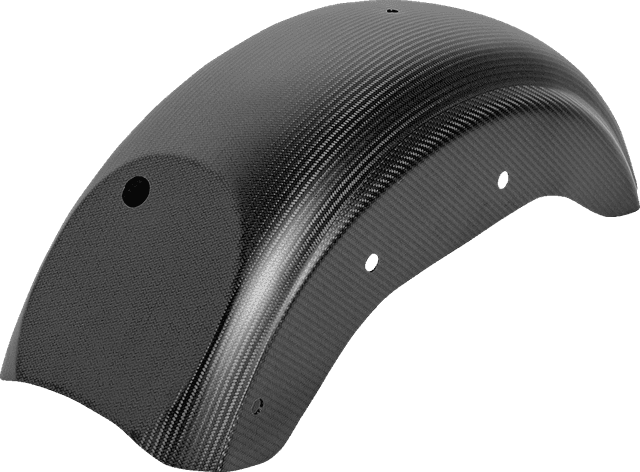 SADDLEMEN 1401-1105 Rear Fender - Carbon Fiber/Matte - FXLR/S/ST — image 5 of 5