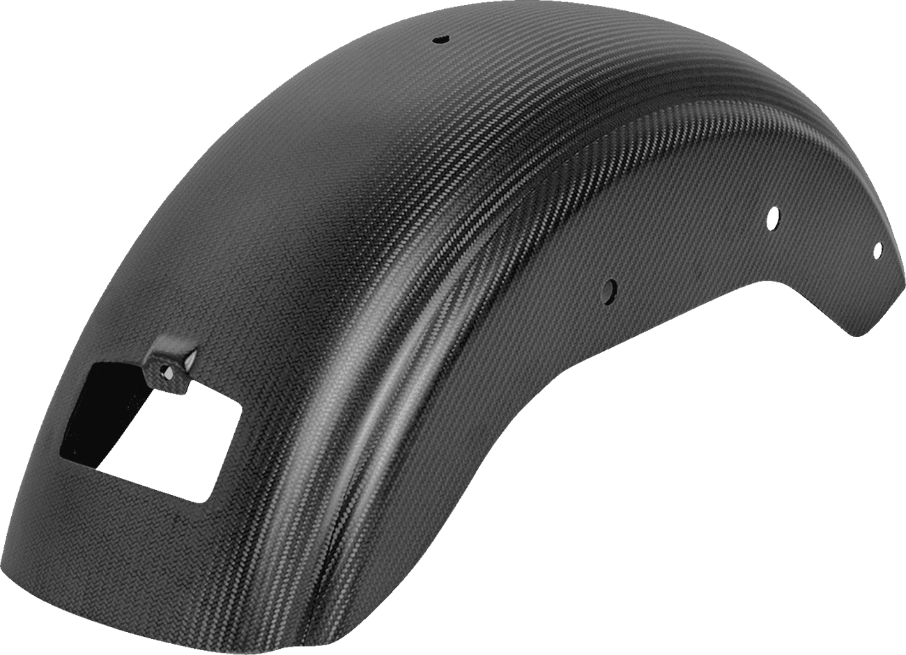 SADDLEMEN 1401-1105 Rear Fender - Carbon Fiber/Matte - FXLR/S/ST