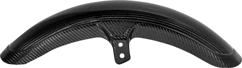 SADDLEMEN 1401-1106 Front Fender - Carbon Fiber/Gloss - Softail/Dyna — image 2 of 3