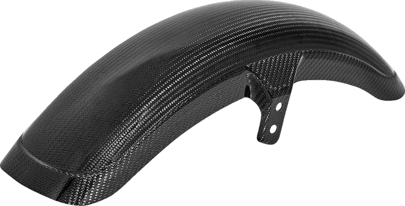 SADDLEMEN 1401-1106 Front Fender - Carbon Fiber/Gloss - Softail/Dyna — image 1 of 3
