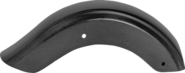 SADDLEMEN 1401-1111 Carbon Fiber Rear Fender - Matte - Touring '09-'25 — image 2 of 5