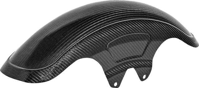 SADDLEMEN 1401-1112 Carbon Fiber Front Fender - Gloss - Touring '14-'24 — image 1 of 3