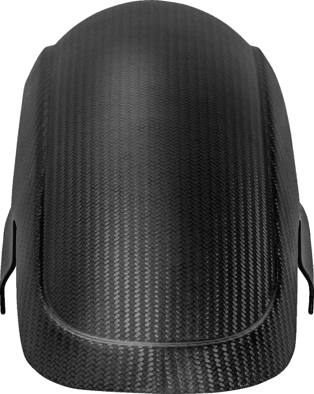 SADDLEMEN 1401-1113 Carbon Fiber Front Fender - Matte - Touring '14-'24 — image 3 of 3