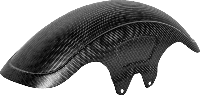 SADDLEMEN 1401-1113 Carbon Fiber Front Fender - Matte - Touring '14-'24 — image 1 of 3