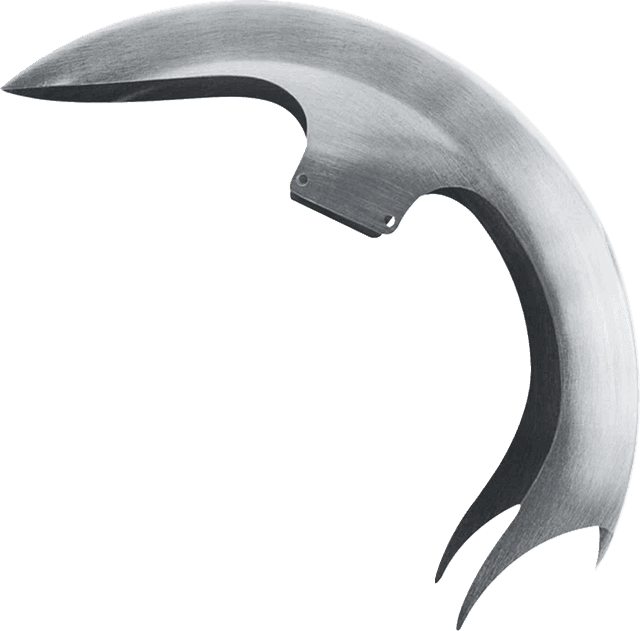 PAUL YAFFE BAGGER NATION 14011159 Talon Front Fender - 18" Wheel - With Inverted Fork Adapters - Debris Guards - HD Softail — image 2 of 3