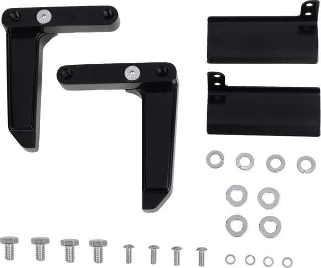 PAUL YAFFE BAGGER NATION 14011160 Cafe Front Fender - 18" Wheel - With Inverted Fork Adapters - Debris Guards - HD Softail — image 3 of 3