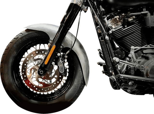 PAUL YAFFE BAGGER NATION 14011165 Cafe Front Fender - OEM 19" Wheel - With Satin Finish Fork Adapters - HD — image 1 of 3