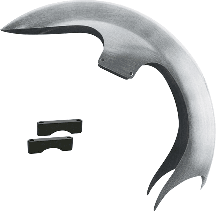 PAUL YAFFE BAGGER NATION 14011176 Talon Front Fender - 21" Wheel - With Black Adapters - HD Touring