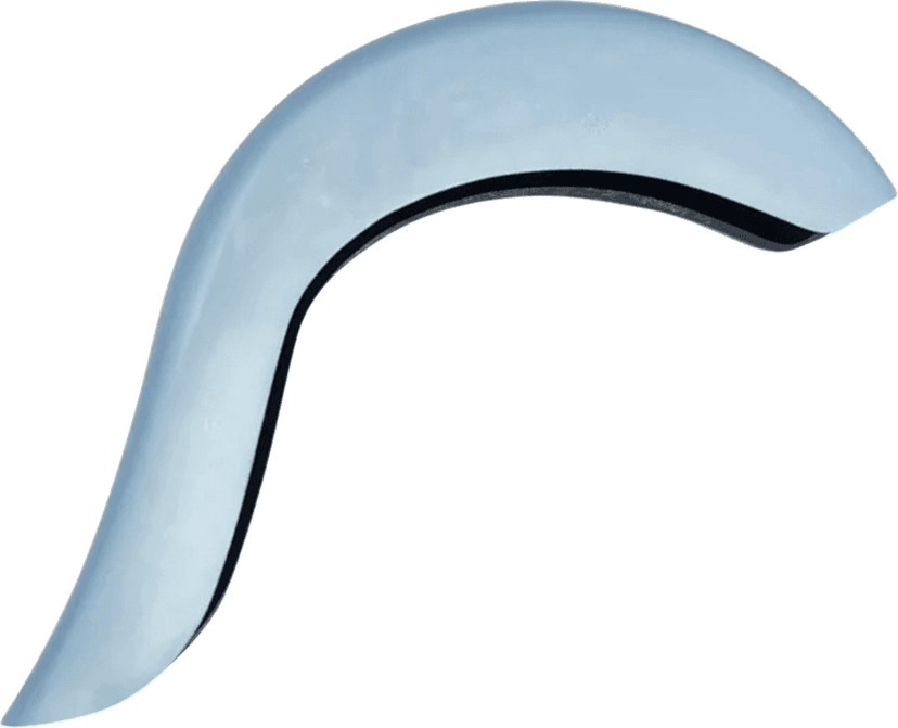 PAUL YAFFE BAGGER NATION 14011190 El Rey Rear Fender - Smooth - HD Softail