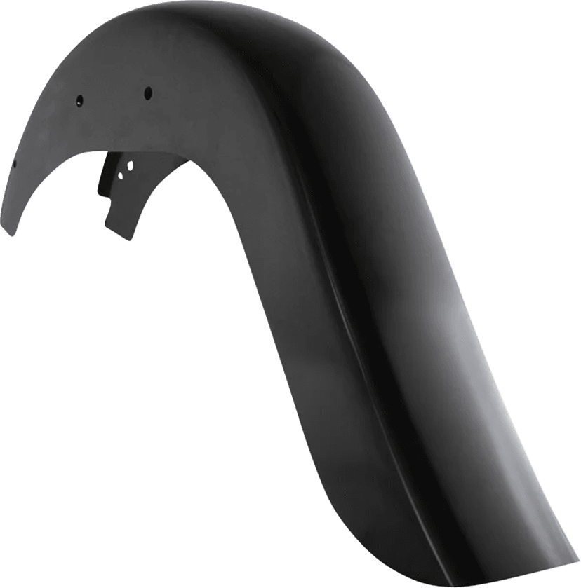 KLOCK WERKS 14011196 Benchmark Rear Fender - Vicla - Smooth - Black - HD Softail '11-'17 — image 1 of 2