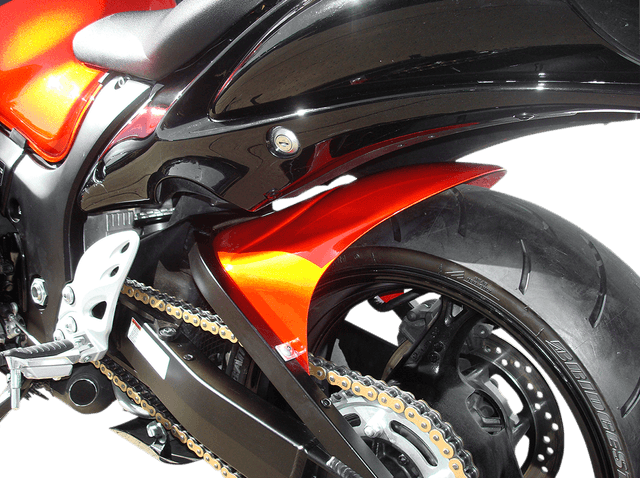 HOT BODIES 1402-0371 Rear Fender - White - Hayabusa — image 2 of 2