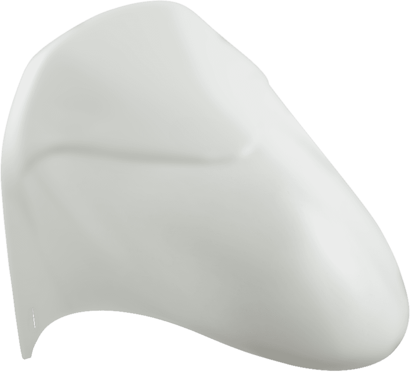 HOT BODIES 1402-0371 Rear Fender - White - Hayabusa — image 1 of 2