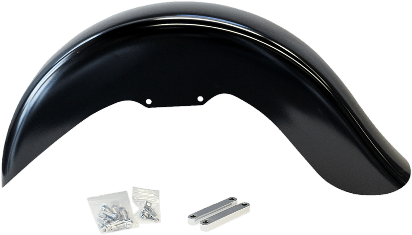 KLOCK WERKS 1402-0382 Klassic Front Fender - Black - 16"-19" - Indian Roadmaster/Chief — image 1 of 4