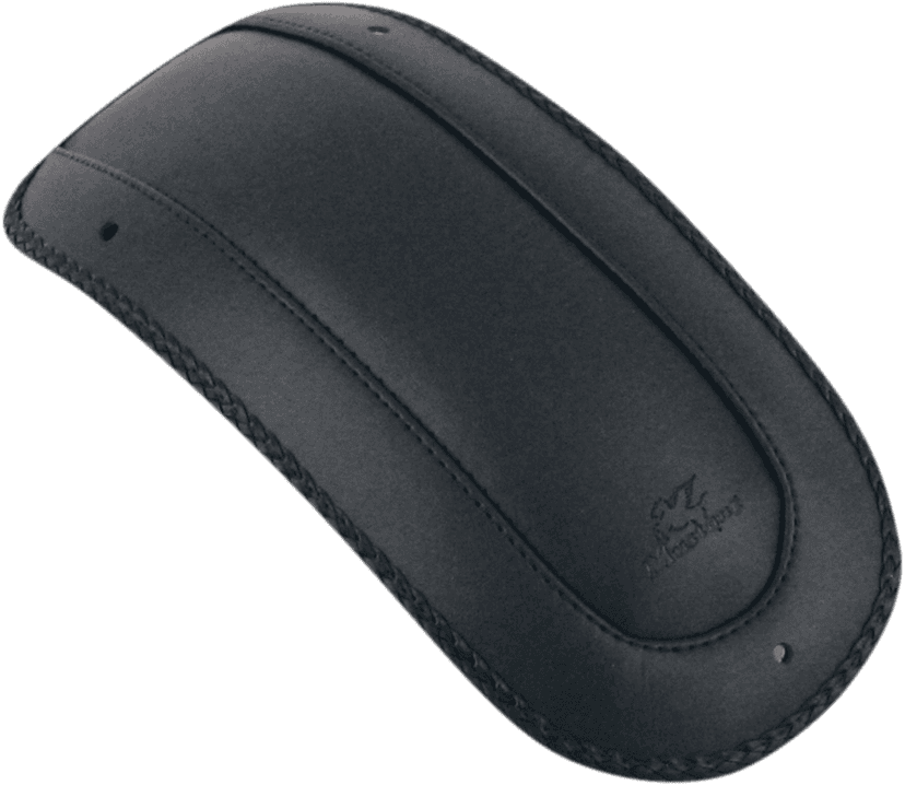 MUSTANG 1405-0075 Fender Bib - Smooth - Black - HD Touring/Trike