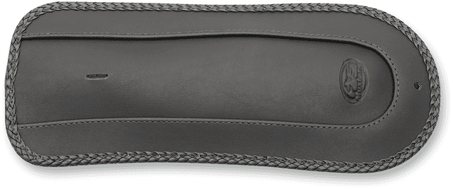 MUSTANG 1405-0080 Fender Bib - Smooth - Black - HD Dyna '06-'17