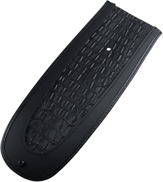 DRAG SPECIALTIES SEATS 1405-0136 Fender Skin - Embossed Faux Alligator Leather Center - 15" — image 1 of 3