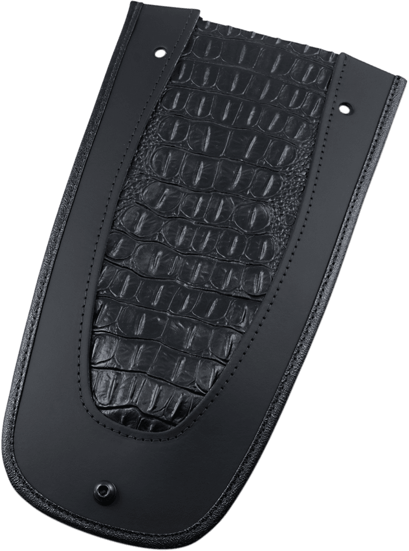 DRAG SPECIALTIES SEATS 1405-0139 Fender Skin - Embossed Faux Alligator Leather Center - 12" — image 1 of 2