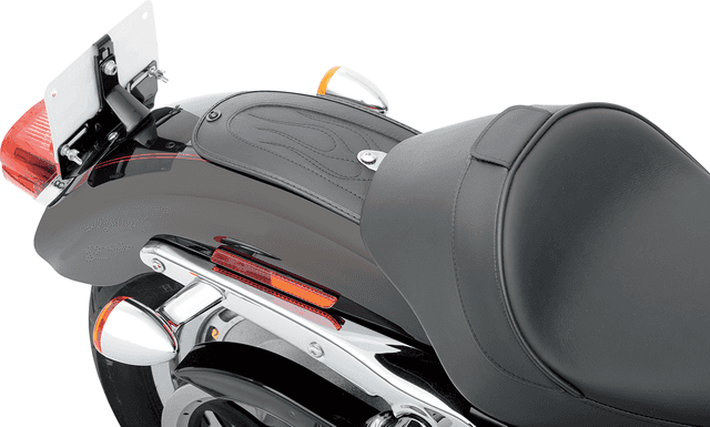 DRAG SPECIALTIES SEATS 1405-0143 Fender Skin - Flame Stitched Automotive-Grade Vinyl Center - 10" — image 2 of 2