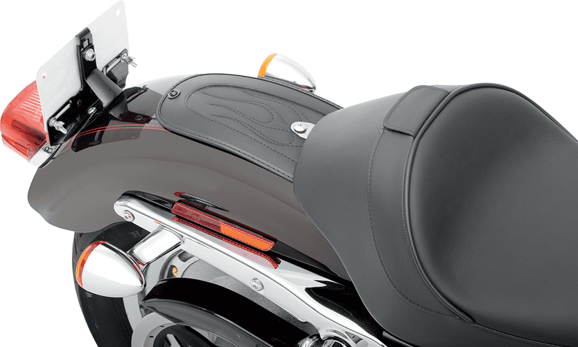 DRAG SPECIALTIES SEATS 1405-0143 Fender Skin - Flame Stitched Automotive-Grade Vinyl Center - 10" — image 2 of 2