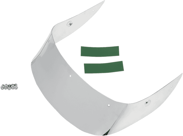 DRAG SPECIALTIES 1405-0170 Fender Skirt - Rear - Chrome — image 2 of 3