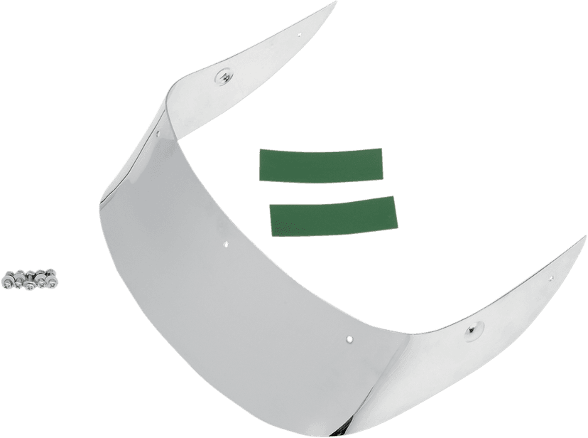 DRAG SPECIALTIES 1405-0170 Fender Skirt - Rear - Chrome — image 2 of 3