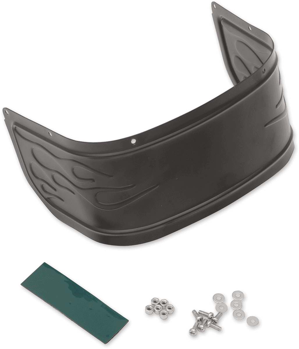 DRAG SPECIALTIES 1405-0224 Fender Skirt - Front - Satin Black