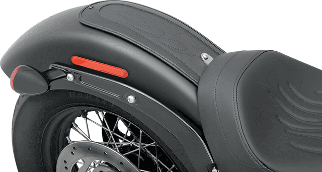 DRAG SPECIALTIES SEATS 1405-0281 Fender Skin - Flame Stitched Automotive-Grade Vinyl Center - 14" — image 2 of 2