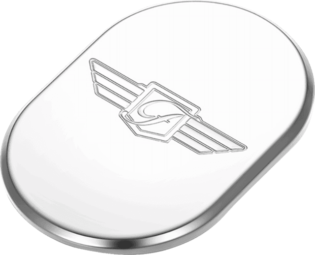 FIGURATI DESIGNS 1405-0315 Antenna Cover - Left Rear Fender - FD Logo - Polished Stainless Steel — image 2 of 2