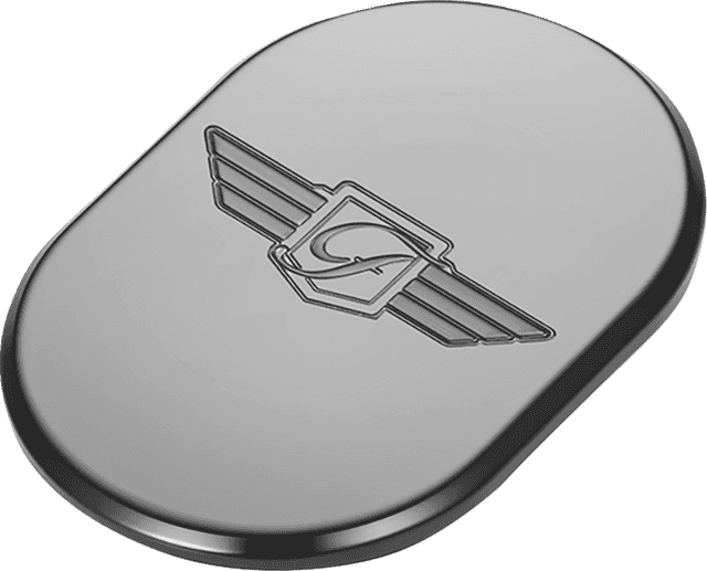 FIGURATI DESIGNS 1405-0317 Antenna Cover - Left Rear Fender - FD Logo - Black — image 2 of 2