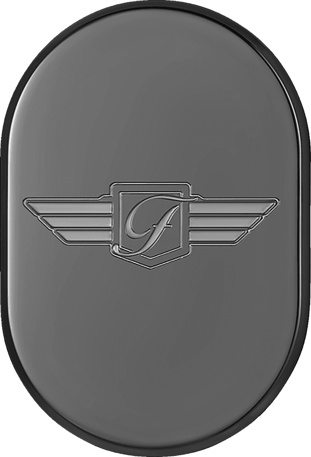 FIGURATI DESIGNS 1405-0318 Antenna Cover - Right Rear Fender - FD Logo - Black — image 1 of 2