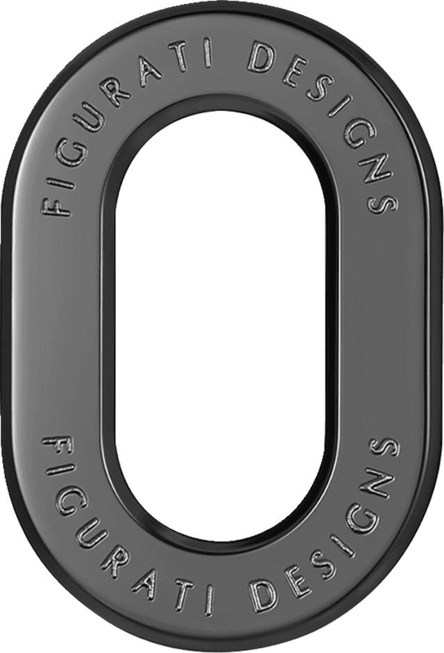 FIGURATI DESIGNS 1405-0364 Antenna Ring - Left Rear Fender - Smooth - Black — image 1 of 2