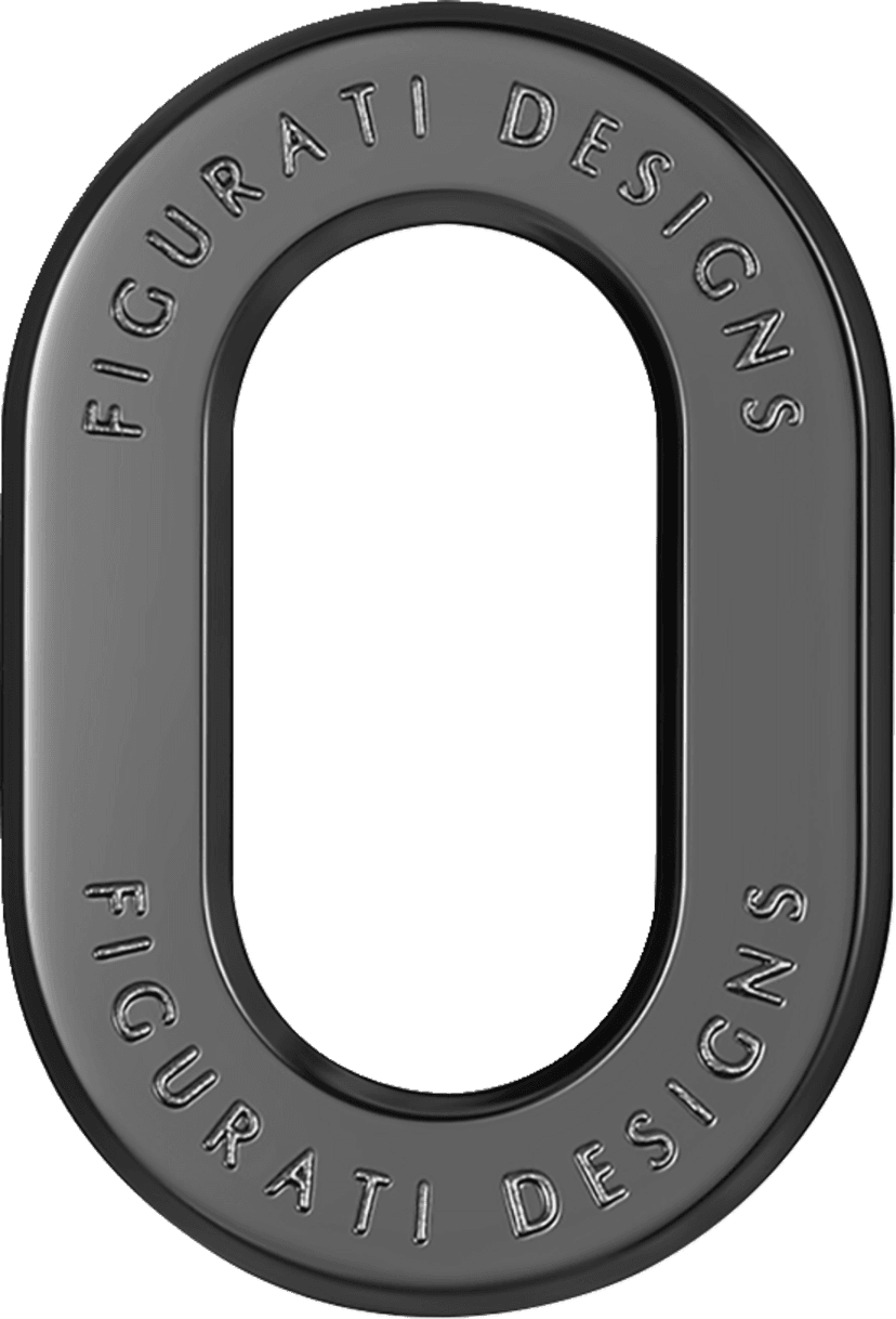 FIGURATI DESIGNS 1405-0364 Antenna Ring - Left Rear Fender - Smooth - Black — image 1 of 2