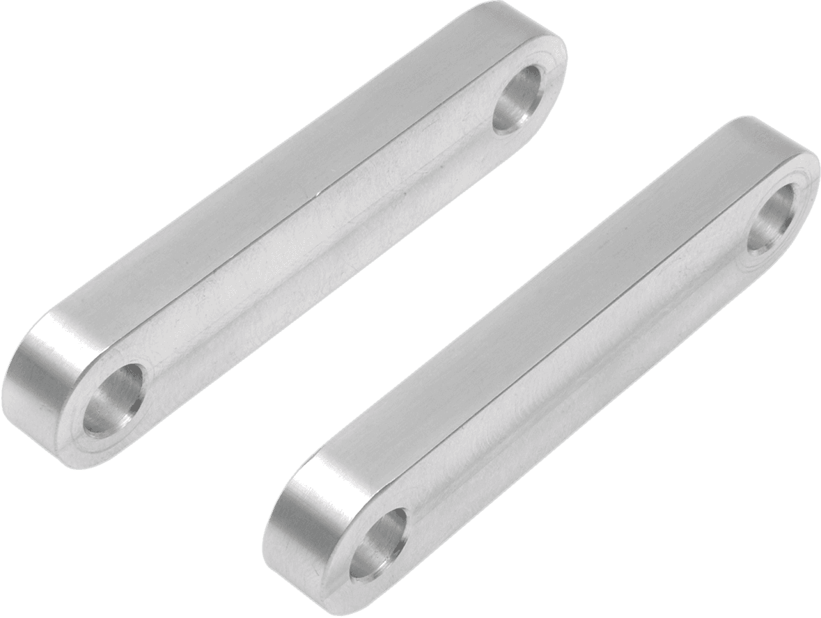 KLOCK WERKS 1410-0034 Hugger Front Fender Mounting Blocks - For 16"/18" Wheels - Satin