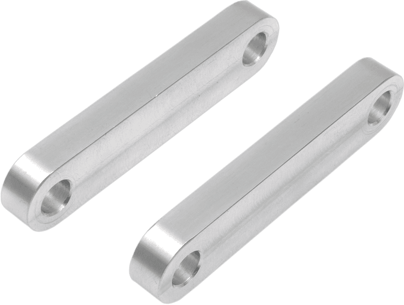 KLOCK WERKS 1410-0034 Hugger Front Fender Mounting Blocks - For 16"/18" Wheels - Satin